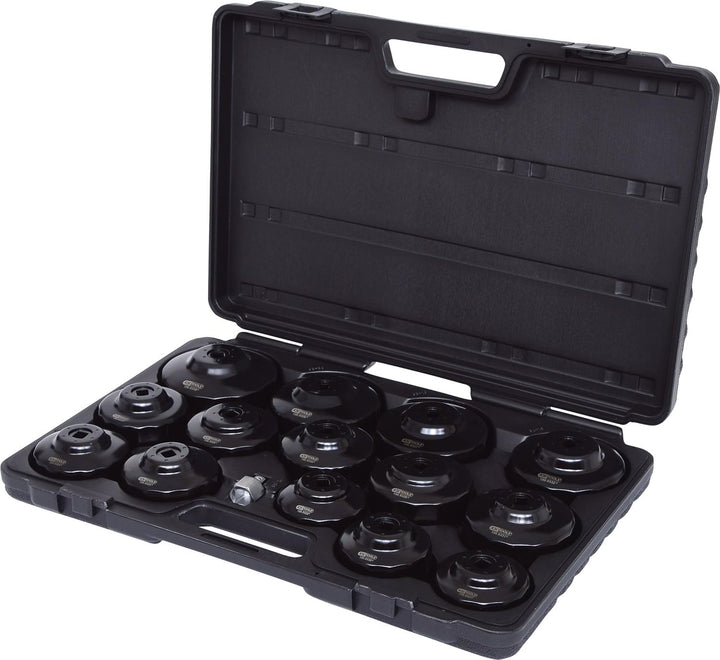 KS Tools 150.9320 3/8" Ölfilterschlüssel-Satz, 15-tlg.