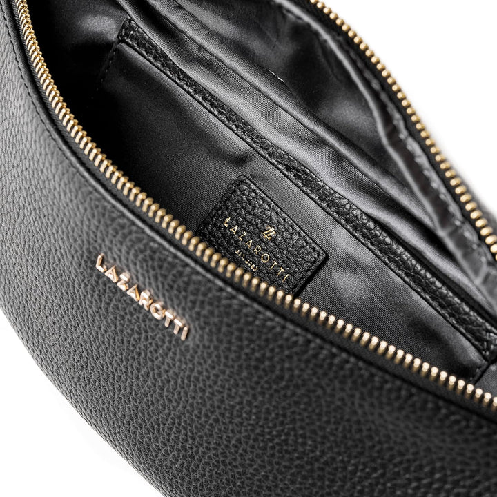 Lazarotti Bologna Leder Gürteltasche Damen | längenverstellbarer Tragegurt | grosse Bauchtasche 31 c