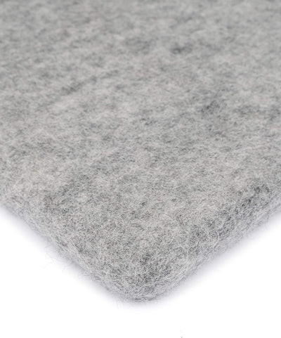 myfelt Flache Filz Sitzauflage, Filz Stuhlauflage - Carl - quadratisch, 36x36 cm, Beige Grau Meliert