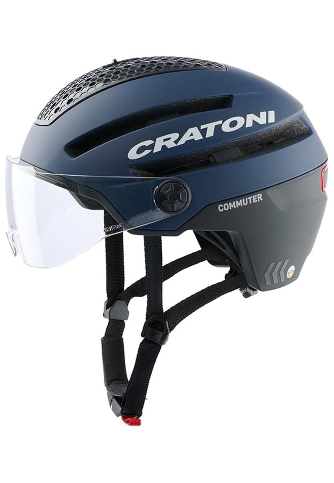 Cratoni Commuter E-Bike Pedelechelm Fahrradhelme M Blau Matt, M Blau Matt