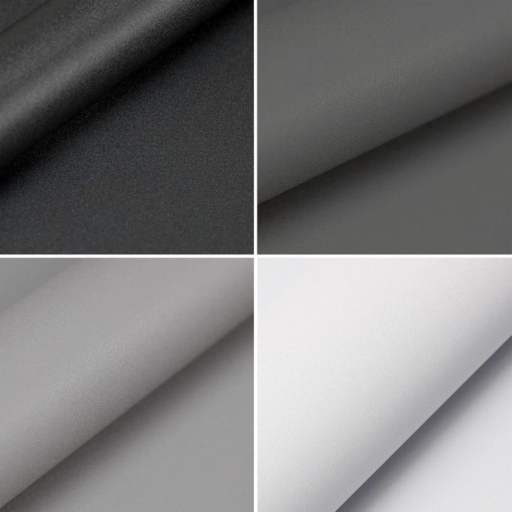 Hode Klebefolie Grau Matt 60X600cm Selbstklebende Möbelfolie für Möbel Wände Schrank Tischplatten Fe