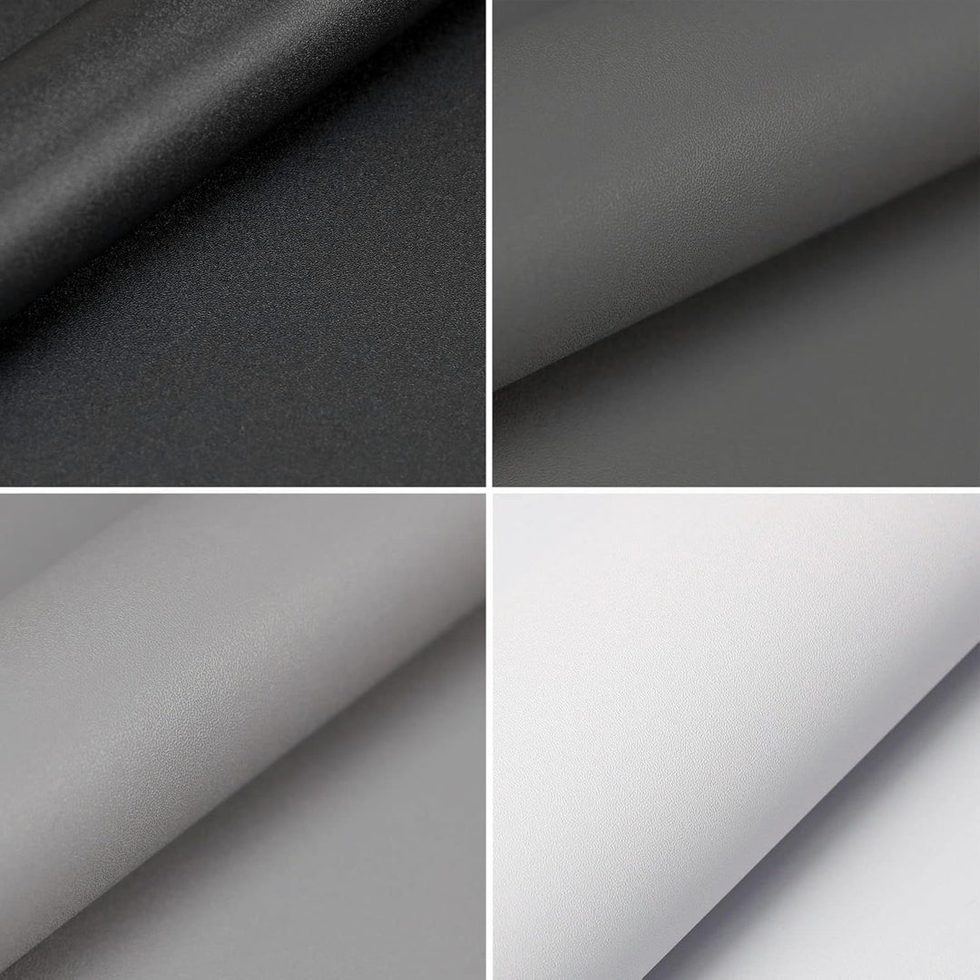 Hode Klebefolie Grau Matt 60X600cm Selbstklebende Möbelfolie für Möbel Wände Schrank Tischplatten Fe