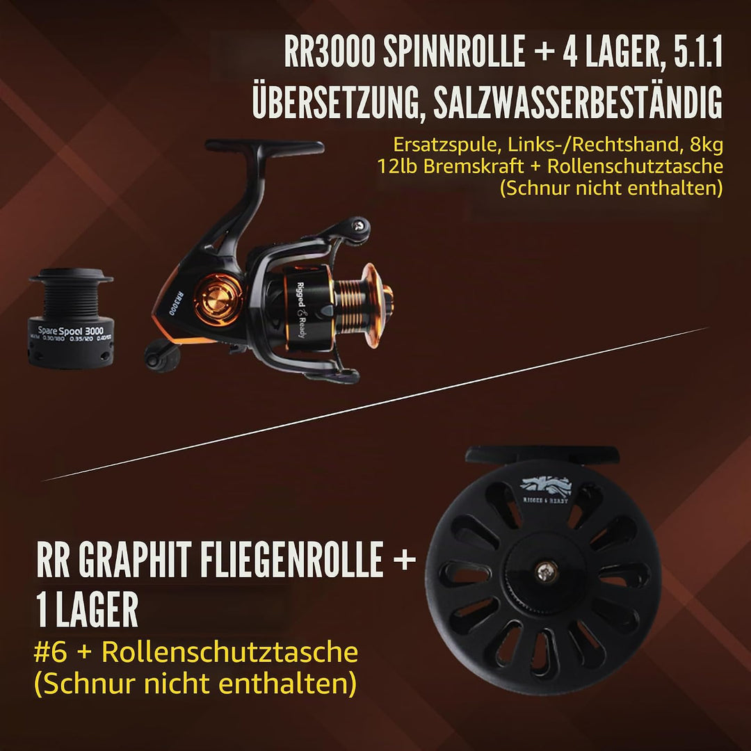 X5 Series Travel Fishing Rod &amp; Case (X5 Max, Travel &amp; Combo) - Nano-Carbon Fishing Rod Combinations