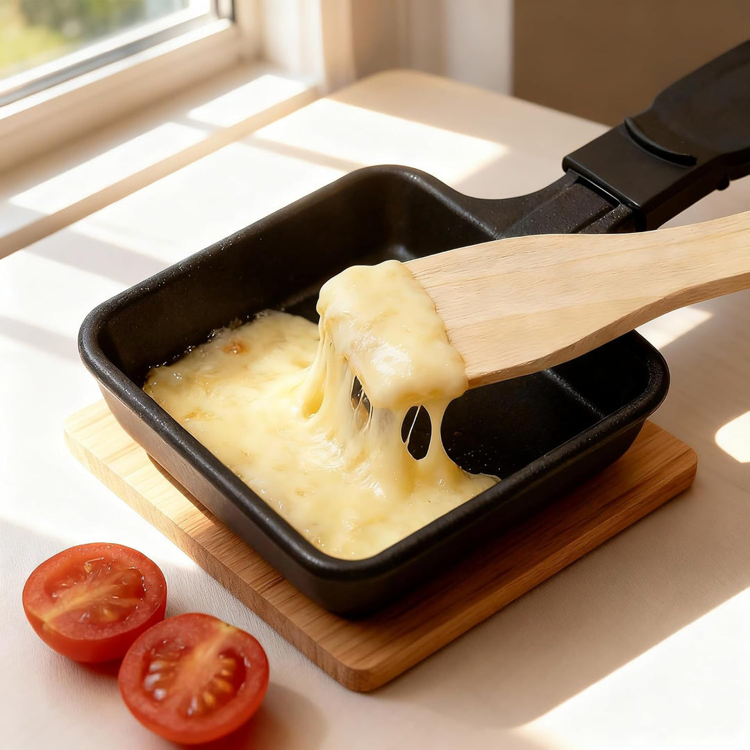 Kosmosta Antihaftbeschichtete Mini-Grill-Käsepfanne Schmelzzubehör für Raclettes Ersatzbleche Raclet
