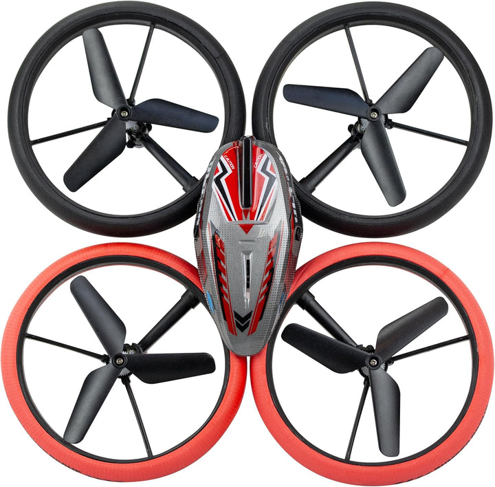 SILVERLIT FLYBOTIC - Bumper Drone Lit - 2.4Ghz - 30m Reichweite - 360° Kaskade