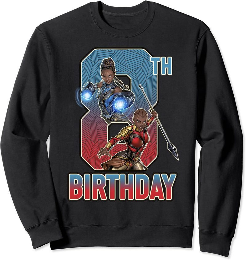 Marvel Shuri and Okoye 8th Birthday Sweatshirt