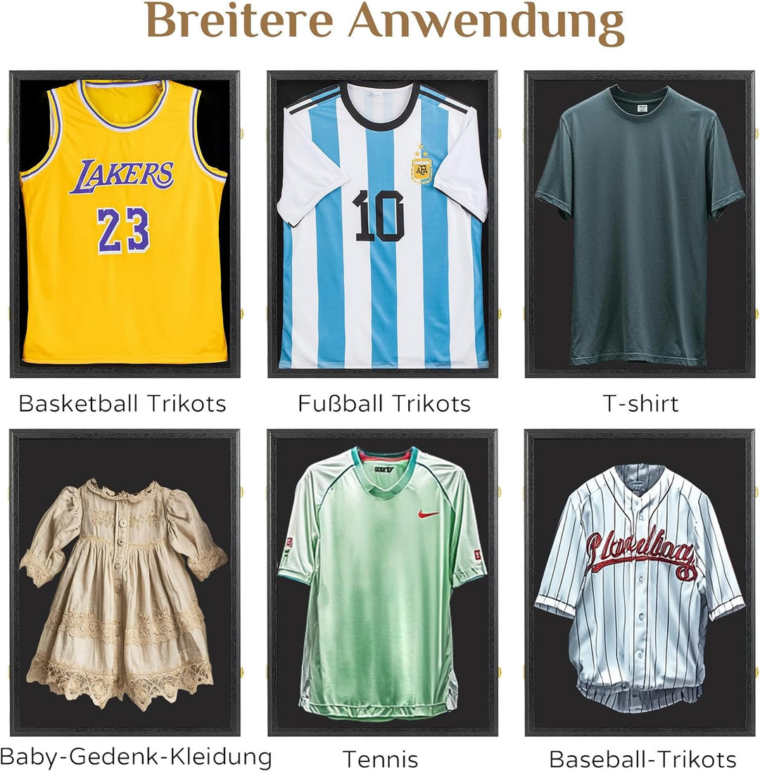 Trikotrahmen 70x90 Fussballtrikot Rahmen: 3d Gross Objektrahmen For XL Erwachsene Eishockey Fussball