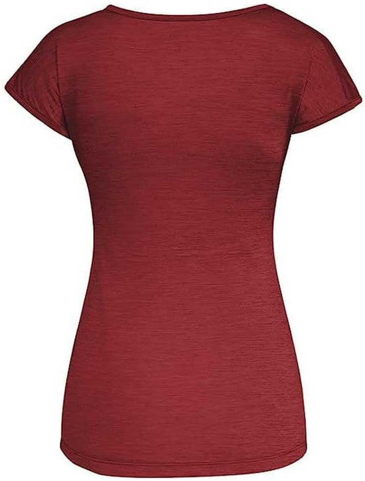 Salewa Damen Puez Melange Dry W S/S Tee Blusen & T-shirts XXL SYRAH MELANGE, XXL SYRAH MELANGE