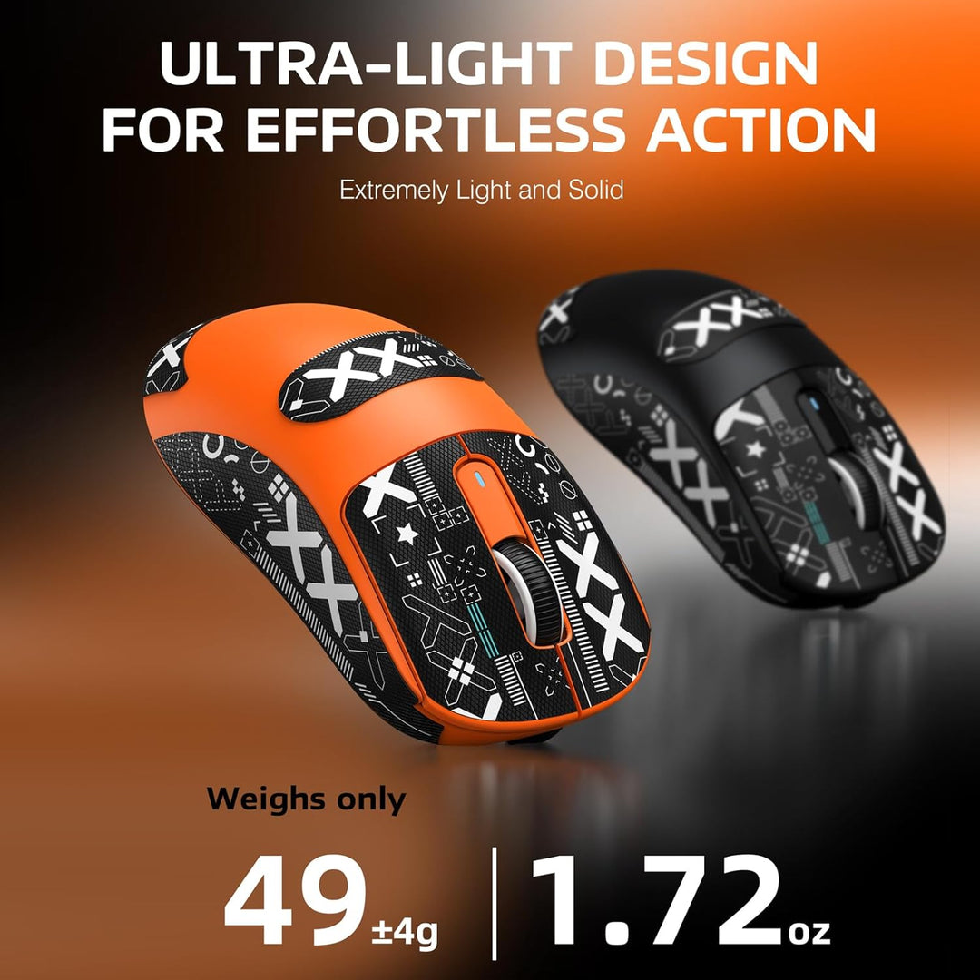 VGN GAMEPOWER x Attack Shark X3 Superlight Kabellose Gaming-Maus, 49g Ultraleicht Esports Mouse, 260