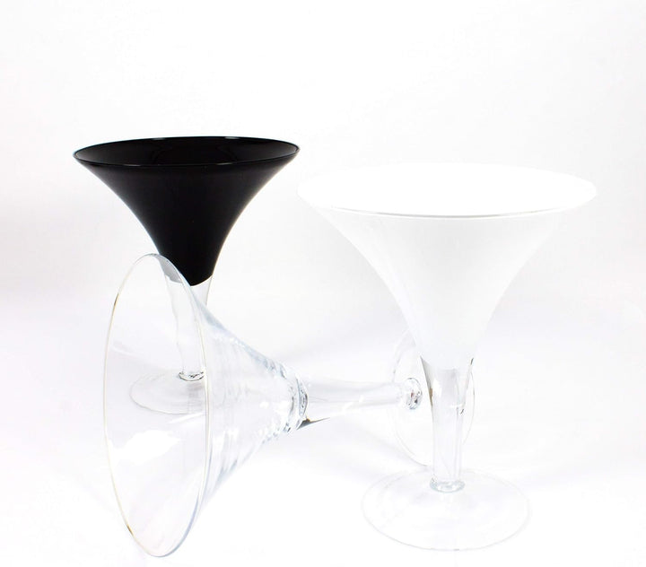 INNA-Glas XL Cocktailglas - Martiniglas Sacha, klar, 30cm, Ø 25cm - Glas Vase