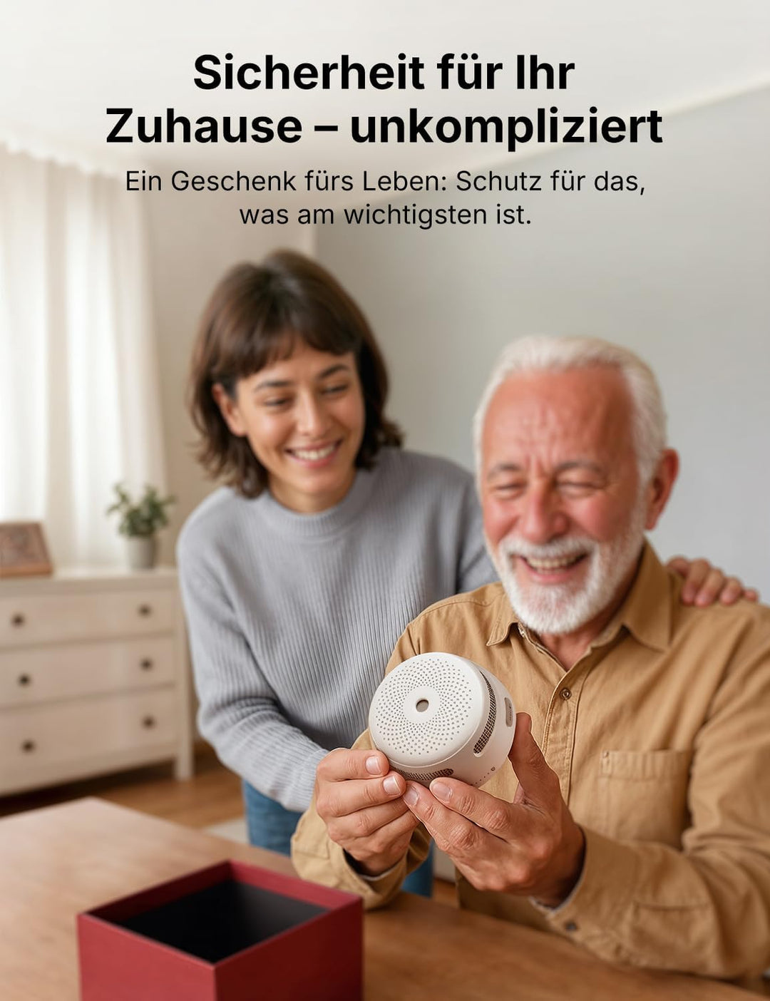 X-Sense XS01-M ProConnected Rauchmelder mit SBS50 Basisstation, Funkrauchmelder-Heimsicherheitssyste