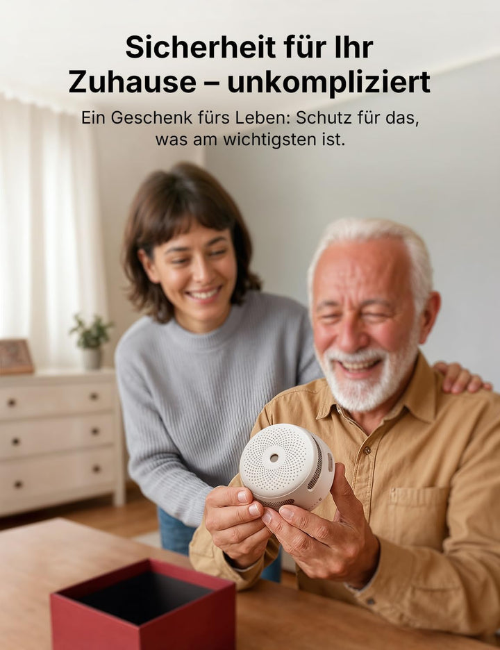 X-Sense XS01-M ProConnected Rauchmelder mit SBS50 Basisstation, Funkrauchmelder-Heimsicherheitssyste