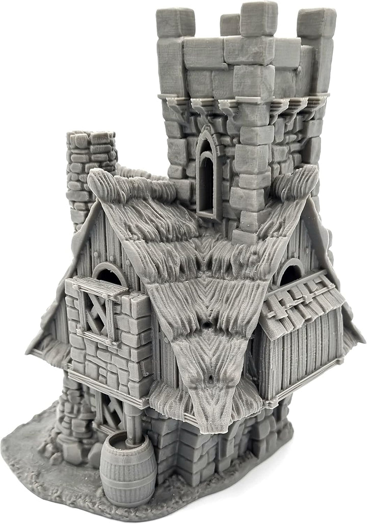 QP3D – Hemlock Cottage House – Fantasy Terrain Landschaft für Tischplatte & RPG 28–32 mm Miniaturen