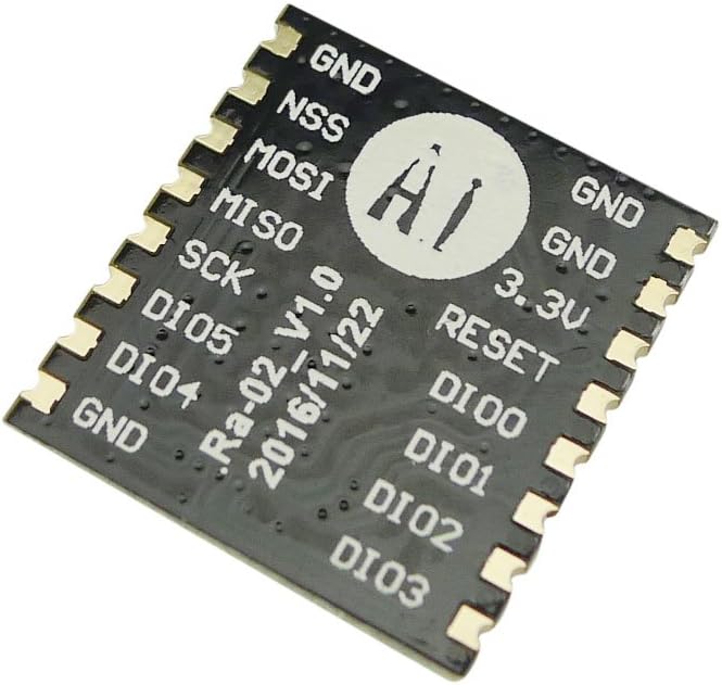 Aihasd 2PCS LoRa SX1278 433M 10KM Wireless Spread Spectrum Übertragungsmodul Ra-02 IPEX Steckdose DI