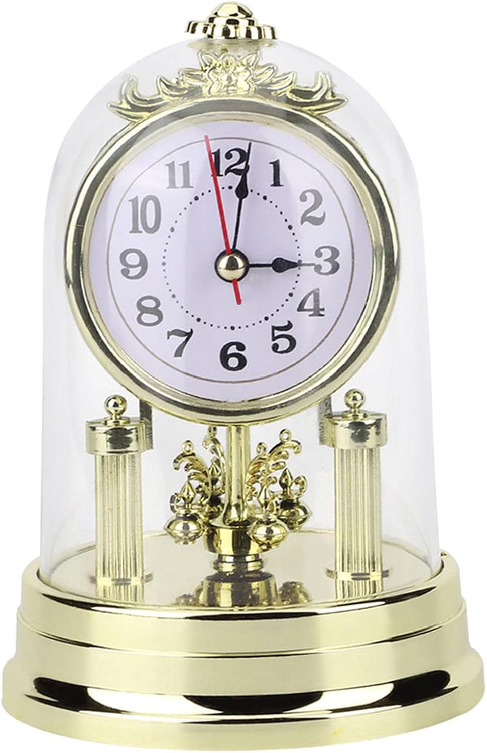 Vintage-Uhr, Kaminuhr, Tischuhren für Wohnzimmer, Leise Schreibtischuhr, Antike Uhr Im Europäischen