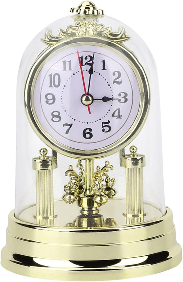 Vintage-Uhr, Kaminuhr, Tischuhren für Wohnzimmer, Leise Schreibtischuhr, Antike Uhr Im Europäischen