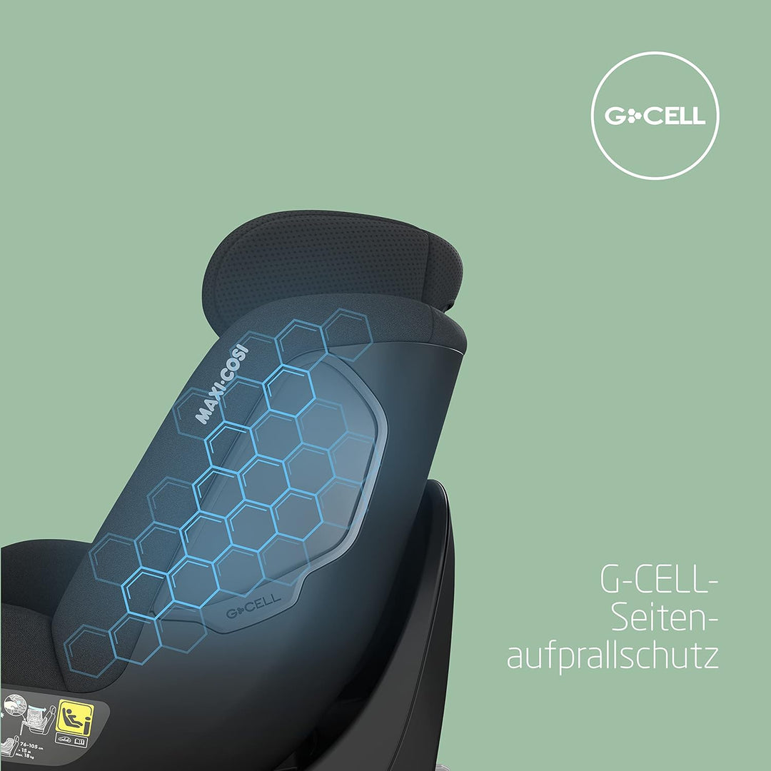 Maxi-Cosi Mica Eco i-Size, Autositz 360 Grad drehbar, 3 M–4 J (61–105 cm), i-Size Baby Autositz, 5 L