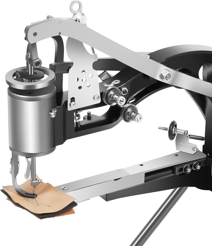Manuell Schuhmacher Leder NäHmaschine,Einstellba Schuh Maschine,LedernäHmaschine Mit Nadeln FüR Canv