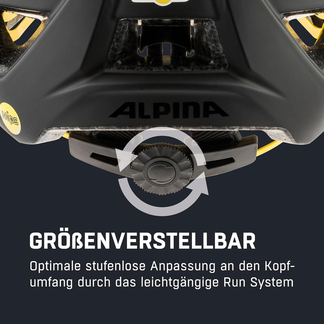 ALPINA DELFT MIPS - Sicherer, Leichter & Individuell Anpassbarer MIPS Fahrradhelm Mit Fliegennetz Fü