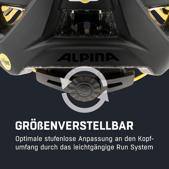 ALPINA DELFT MIPS - Sicherer, Leichter & Individuell Anpassbarer MIPS Fahrradhelm Mit Fliegennetz Fü