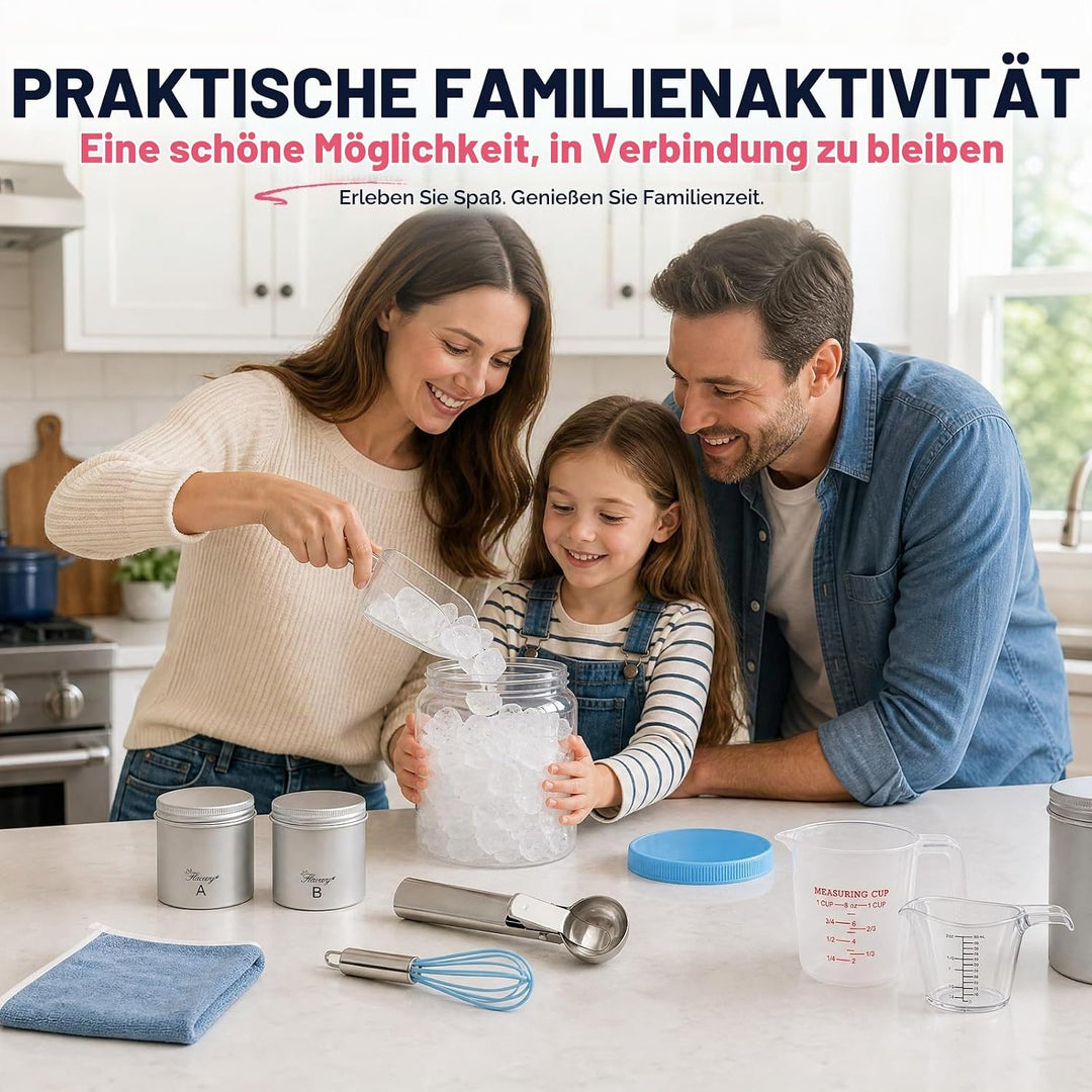 Eiscreme-Set für Kinder ab 5 Jahren, DIY EIS selber Machen, Mint