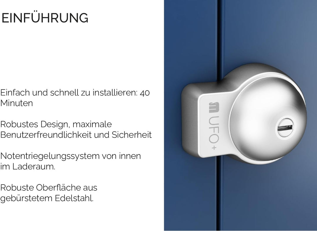 MERONI UFO plus (UFO+) Diebstahlsicherung für Nutzfahrzeuge Sperre, Sperre