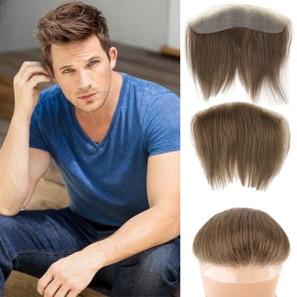 Lordhair Toupet Herren,100% Europäisches Echthaar Herren Toupet Echthaar,V-LOOP Skin Toupet Herren,T