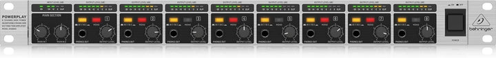 Behringer POWERPLAY HA8000 V2 8-Kanal-Hochleistungs-Kopfhörer-Misch- und Verteilverstärker, POWERPLA