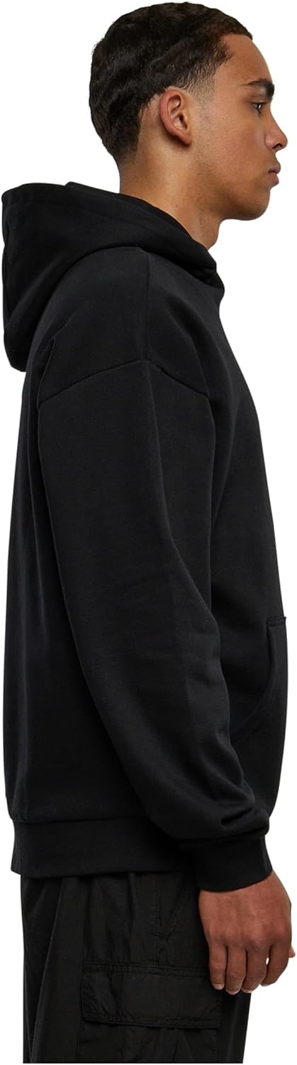 Urban Classics Herren High Neck Hoody L Schwarz, L Schwarz