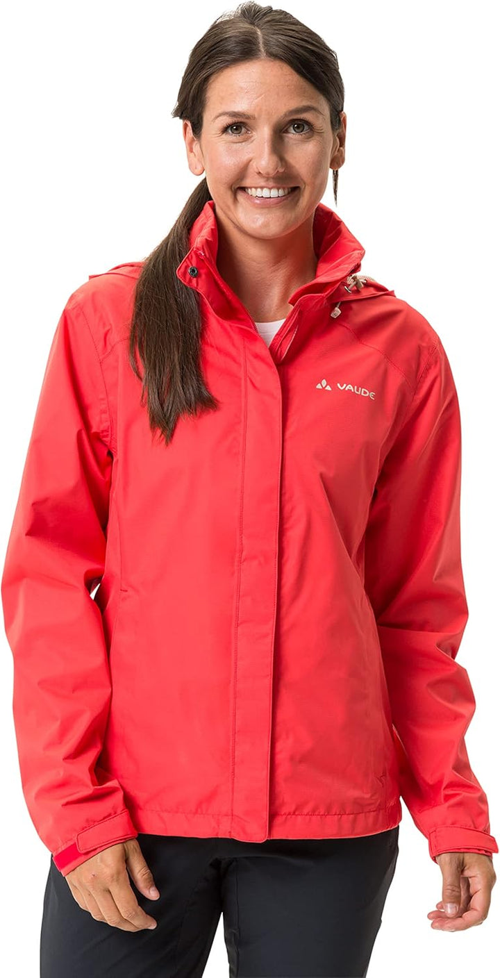 VAUDE Escape Bike Light Regenjacke Damen – Gefütterte Regenjacke mit 2-Lagen Membran, reflektierende