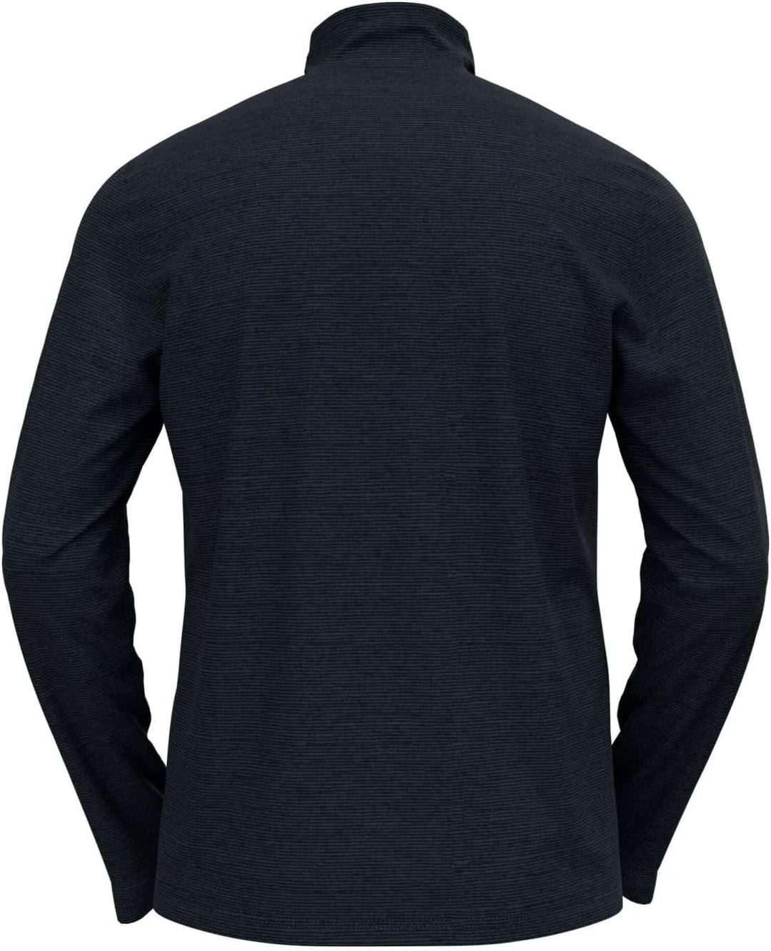 Odlo Herren Roy_542332 Mid Layer mit Reissverschluss (1er Pack) S Dark Sapphire - Black - Stripes, S