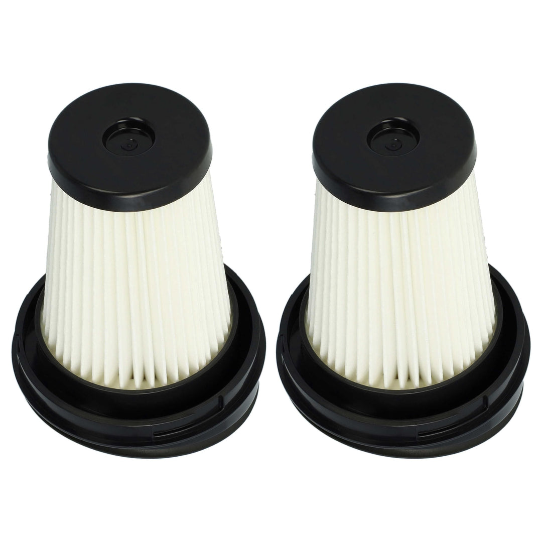 vhbw Set 2x Flachfaltenfilter kompatibel mit Gorenje SVC216FS, SVC216FR Handstaubsauger, Staubsauger