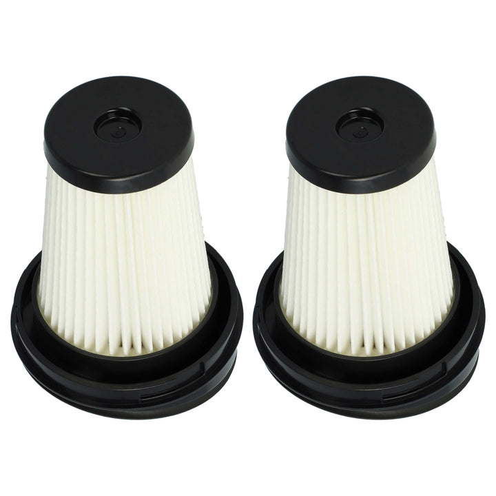 vhbw Set 2x Flachfaltenfilter kompatibel mit Gorenje SVC216FS, SVC216FR Handstaubsauger, Staubsauger