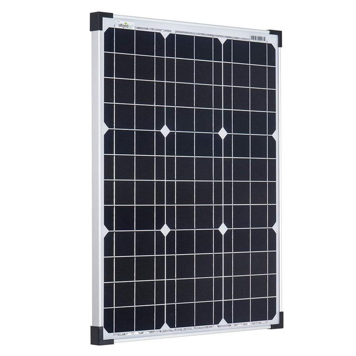 Offgridtec 50 Watt Solarmodul/Solarpanel/Solarzelle 12V, 3-01-001260