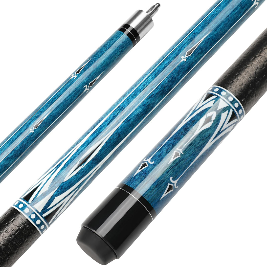 Pool Queue, 58 Zoll Billard Queue Kanadischer Ahornholz Pool Cue 13mm Spitzen für Professionelle Bil