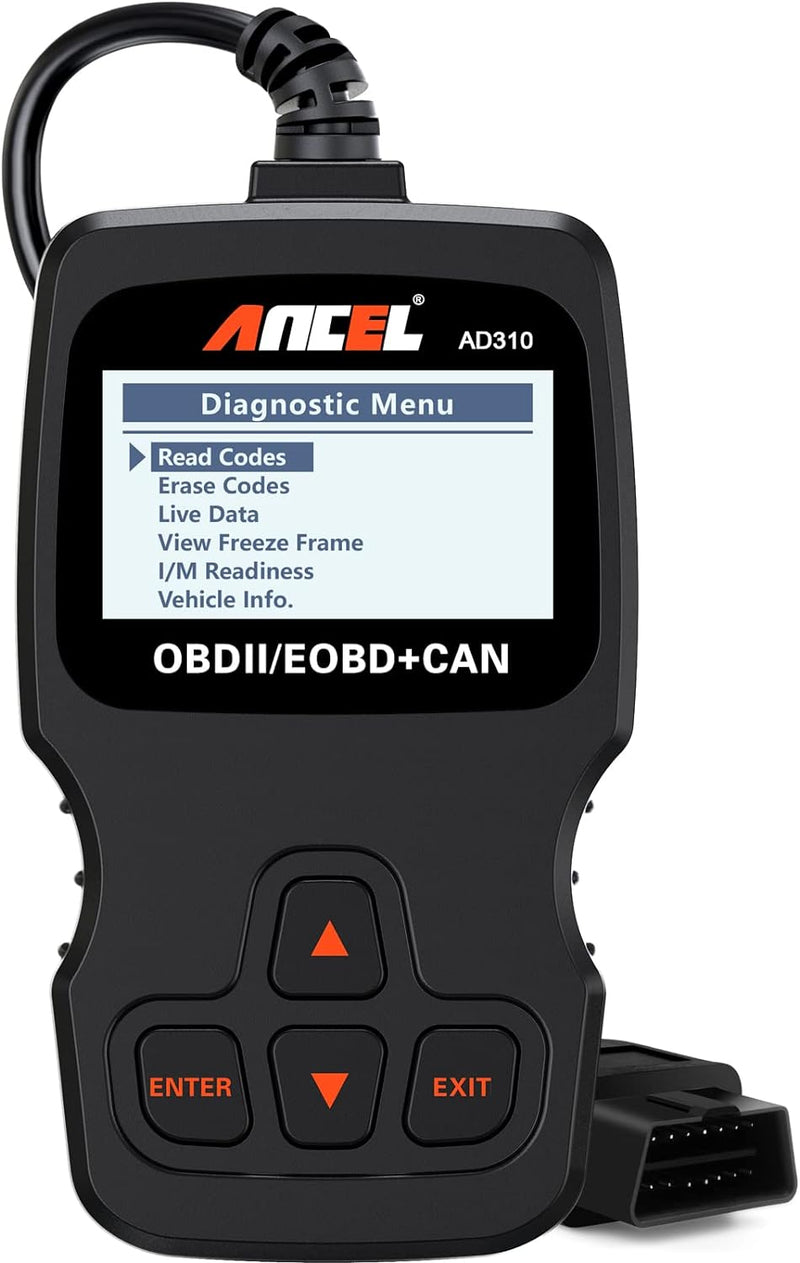 ANCEL AD310 OBD2 Diagnosegerät Auto, Auslesegerät Auto OBD-II Diagnosewerkzeuge Motor Fehlercodelese