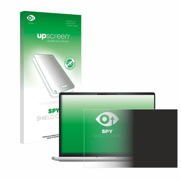 upscreen Anti-Spy Blickschutzfolie für Dell Pro 16 Plus PB16250 Made in Germany, Privacy Screen Disp