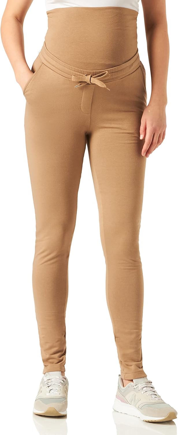 Noppies Damen Pants Over The Belly Hardin Hose, Pine Bark - P943