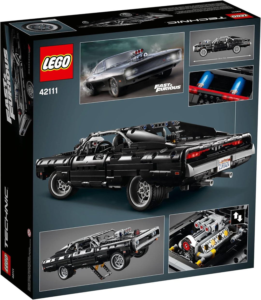 LEGO Technic 42111 - Fast & Furious Dom's Dodge Charger R/T 1970, Neu 2020 (1077 Teile)