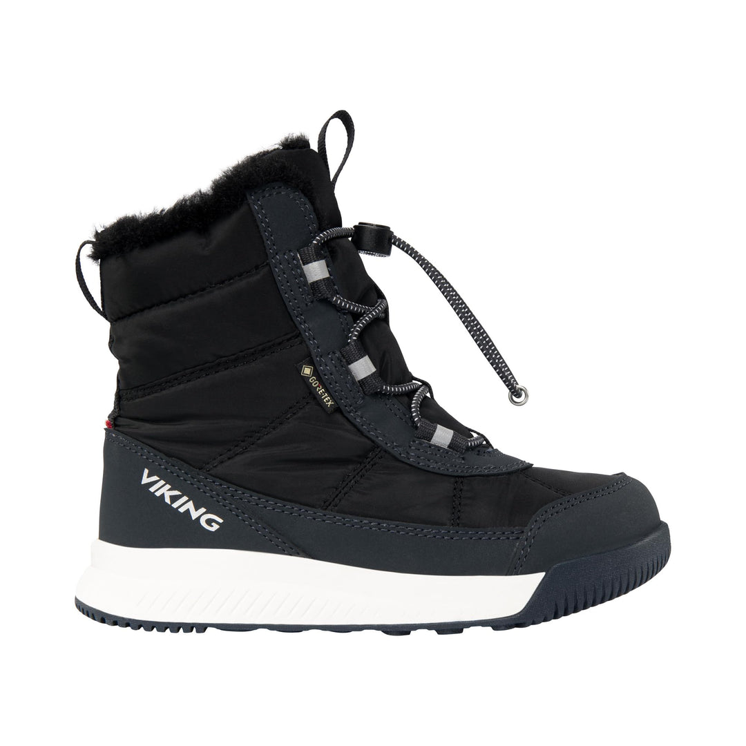 Viking Unisex Kinder Aery Warm GTX Sl Snow Boot 29 EU Black Charcoal, 29 EU Black Charcoal