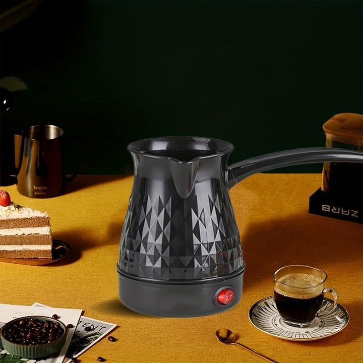 CEWROM Elektrische Kaffeekanne, 500ML Espressokocher Induktion, Mokka Kaffeekanne, Portable Kaffeeko