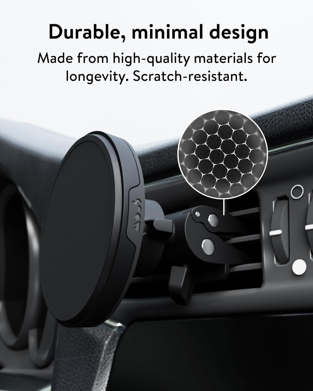 MOUS - MagSafe Kompatible Lüftungsschlitzhalterung - MagSafe Autohalterung für iPhone 14, iPhone 13,