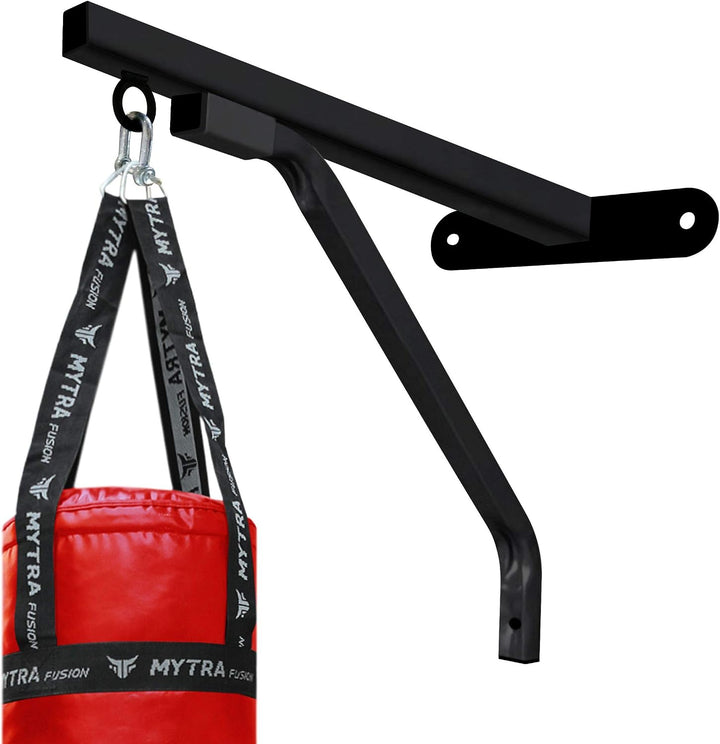 Mytra Fusion Punching Bag Wall Hanger Punch Bag Wall Mount M2 Black Regular, Black Regular