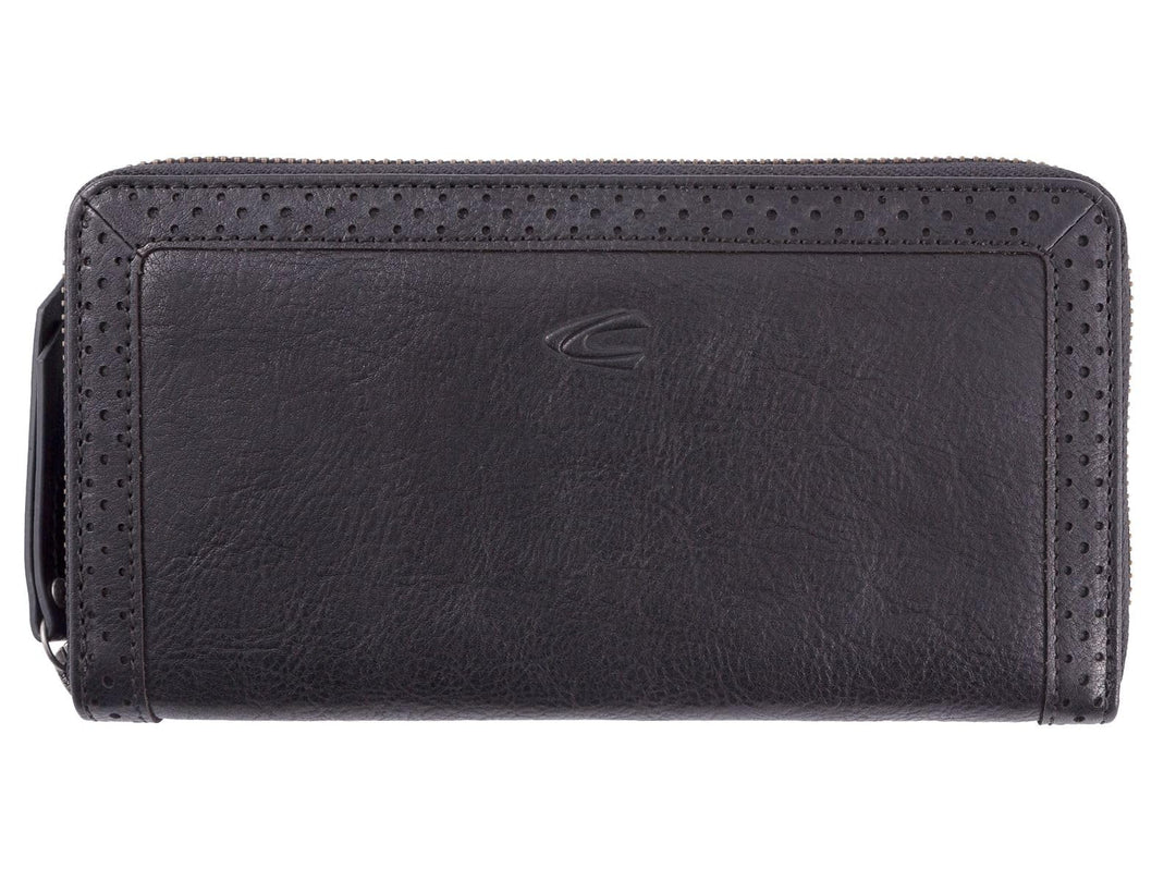 camelactive bags_Womenwear Talara Damen Geldbörse one size, black, 19.5x2x10 Schwarz, Schwarz
