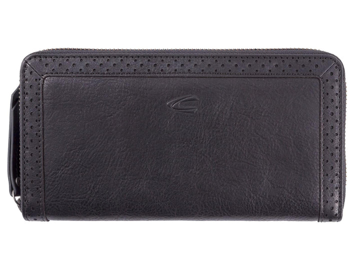 camelactive bags_Womenwear Talara Damen Geldbörse one size, black, 19.5x2x10 Schwarz, Schwarz