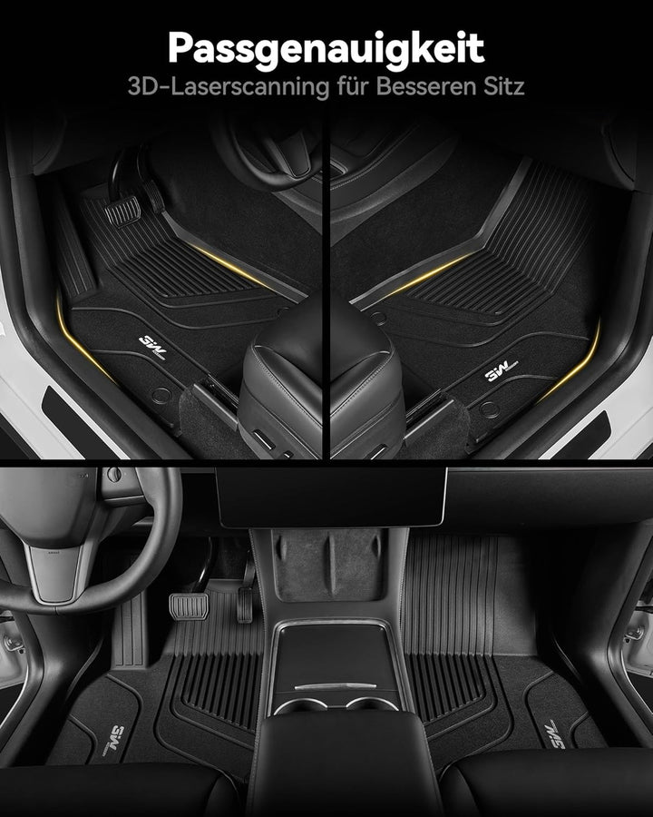 3W Kofferraumwanne für BMW iX i20 2022-2025 2026, TPE Allwetter Massgeschneiderte Kofferraummatte Ko