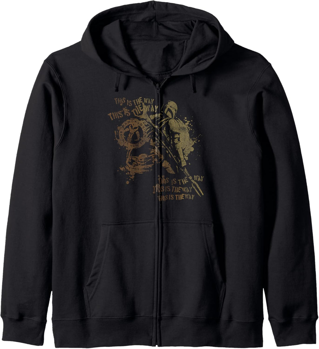 Star Wars: The Mandalorian This Is The Way Faded Mando Kapuzenjacke