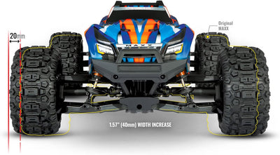 TRAXXAS MAXX Wide Bunt 1:10 RC Modellauto Monstertruck Allradantrieb (4WD) RTR 2,4 GHz