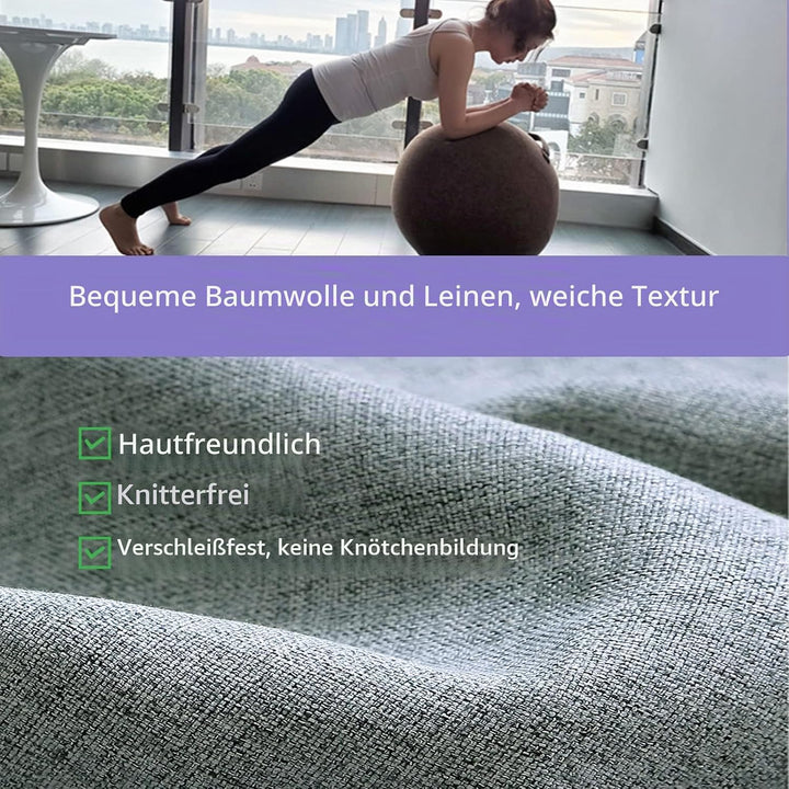 ZOSONET Sitzball Abdeckung,55cm 65cm 75cm Gymnastikball Bezug für Sitzball Fitnessball,Faltbar Sitzb