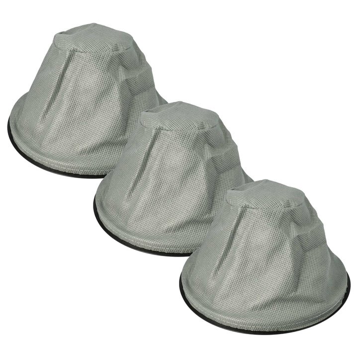 vhbw 3x Sackfilter kompatibel mit Kaminer 1200W MK47737048 Kaminsauger, Aschesauger - Ersatz-Filter,